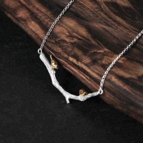 Original-Handmade-Bird-on-Branch-silver-necklace (3)